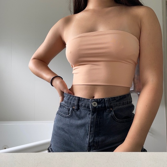 supre orange boob tube, bandeau top - Picture 2 of 4